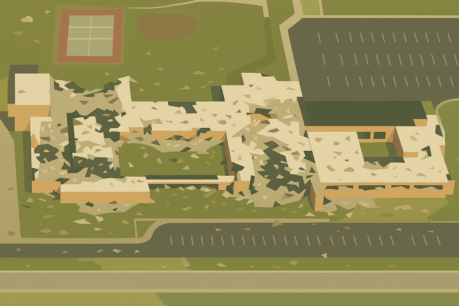 Schools & Arenas: Drift Control, Nonstructural Safety & Tornado Design BLD-BL-SEI-A-268-2025-EN