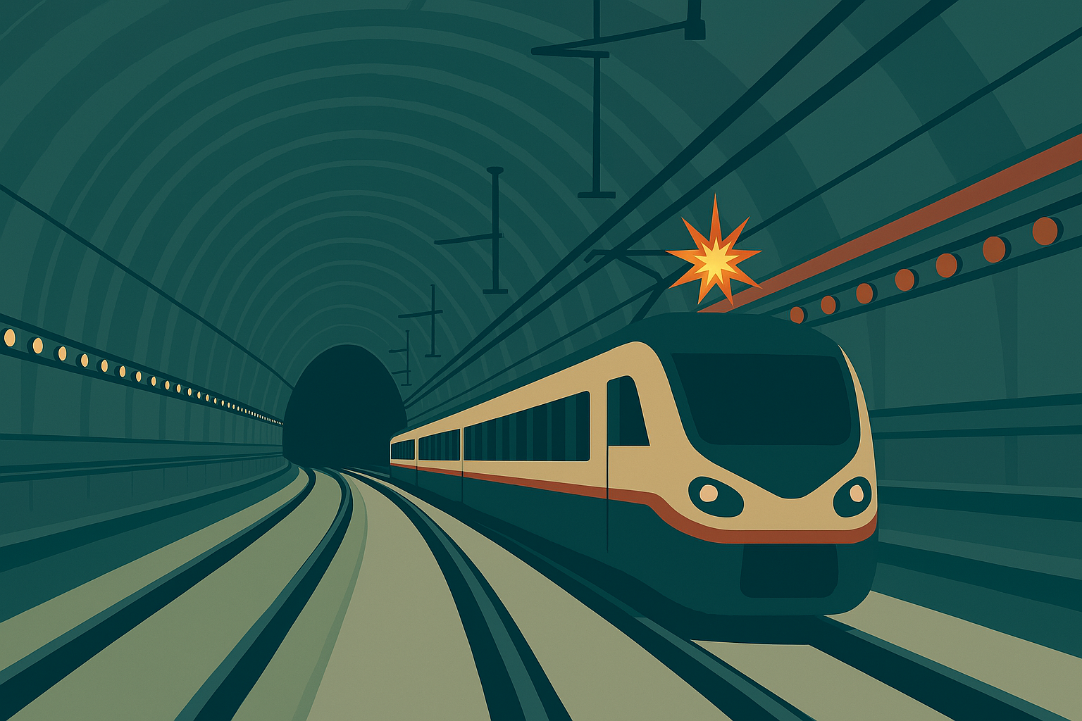 Tunnel Electrification: Rigid Conductor vs Catenary, Clearance, Condensation & Fire Constraints TNR-RL-ELE-I-132-2025-EN