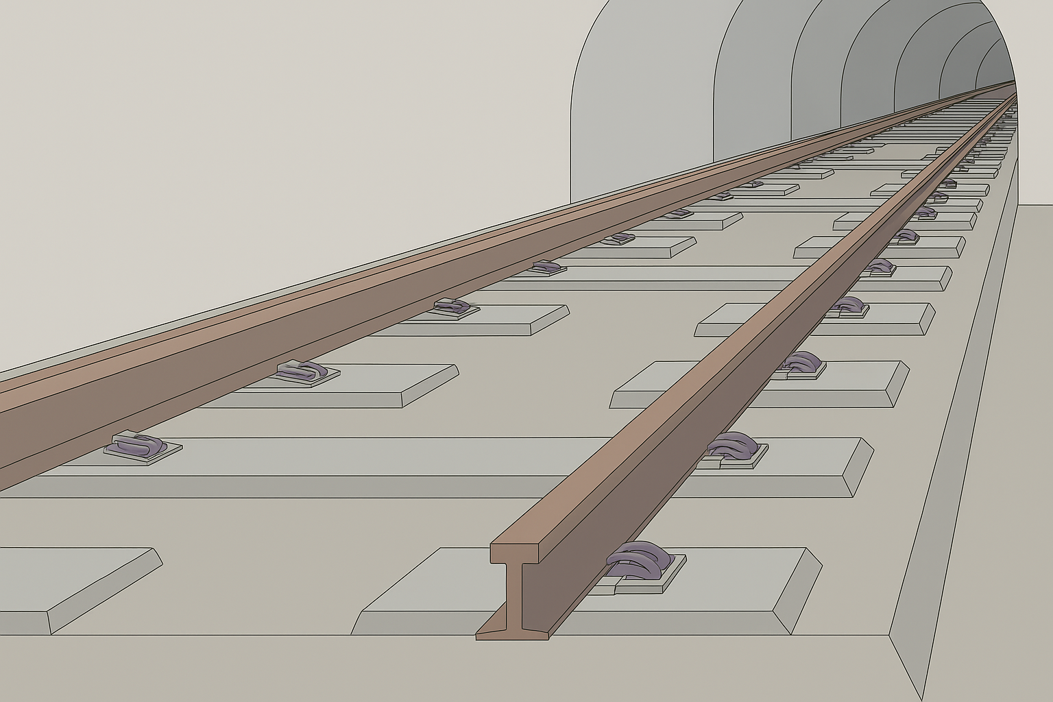 Direct Fixation Fastenings: High-Precision Track Support for Complex Locations TNR-RL-TRK-B-013-2025-EN