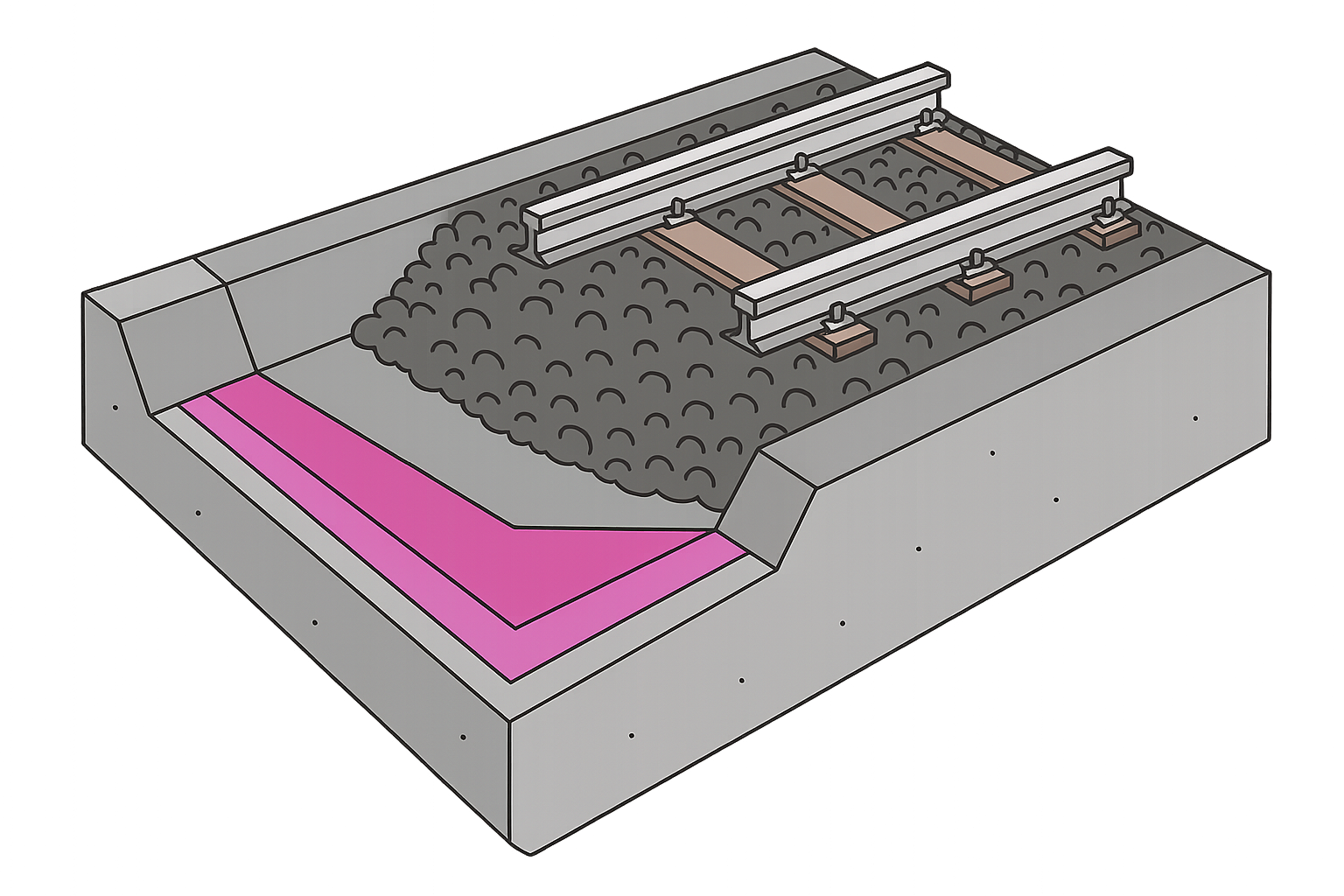 Under-Ballast Mats: Beyond Vibration — Track Performance, Protection & Transitions  TNR-RL-TRK-B-014-2025-EN